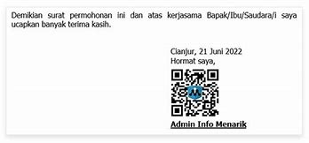 Membuat Barcode Tanda Tangan Online